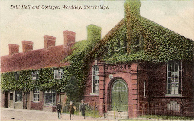 Postcard of Stourbridge (Wordesley) Drill Hall